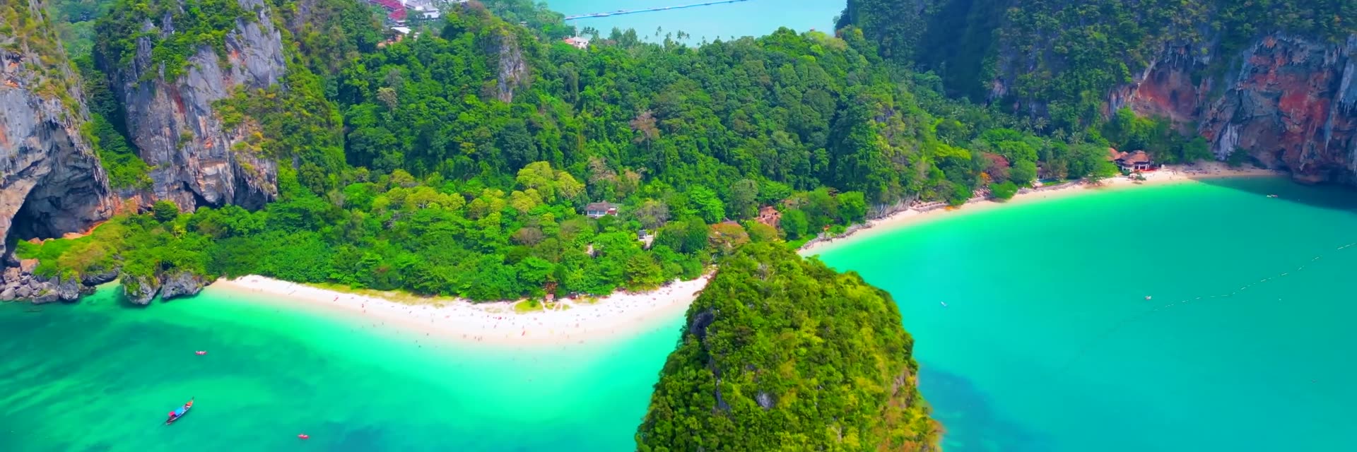 Railay beach from the air